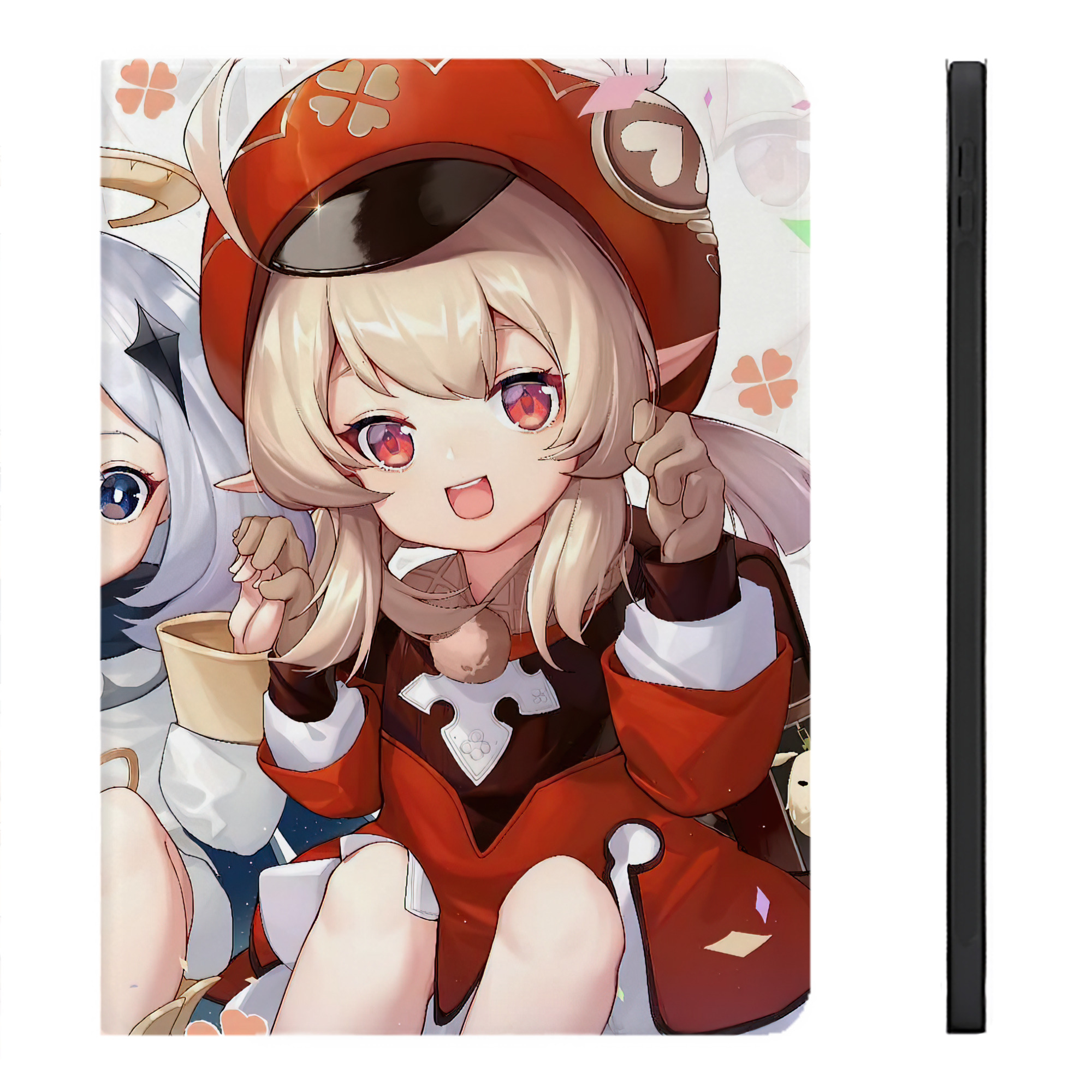 げんし神 genshin IPadケース ペンホルダー付き ブックスタイルデザイン